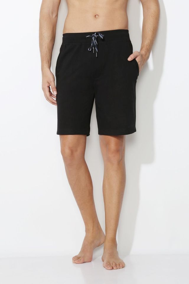Van Heusen Men's Smart Tech Knit Shorts | Black - XL