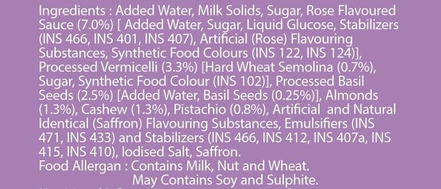 Havmor Rajwadi Kulfi Falooda 750 ml Combo