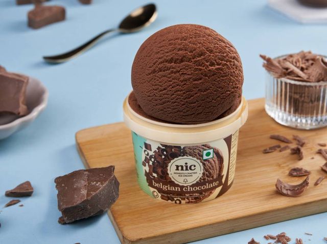 NIC Belgian Chocolate Ice Cream Cup 100 ml Combo