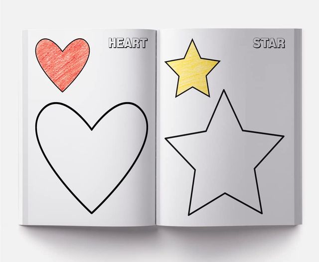 Colouring Book Of Shapes: Creative Crayons Series - Crayon Copy Colour Books