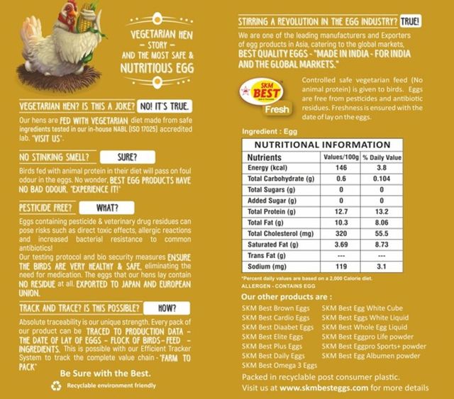 Skm Best Fresh Eggs