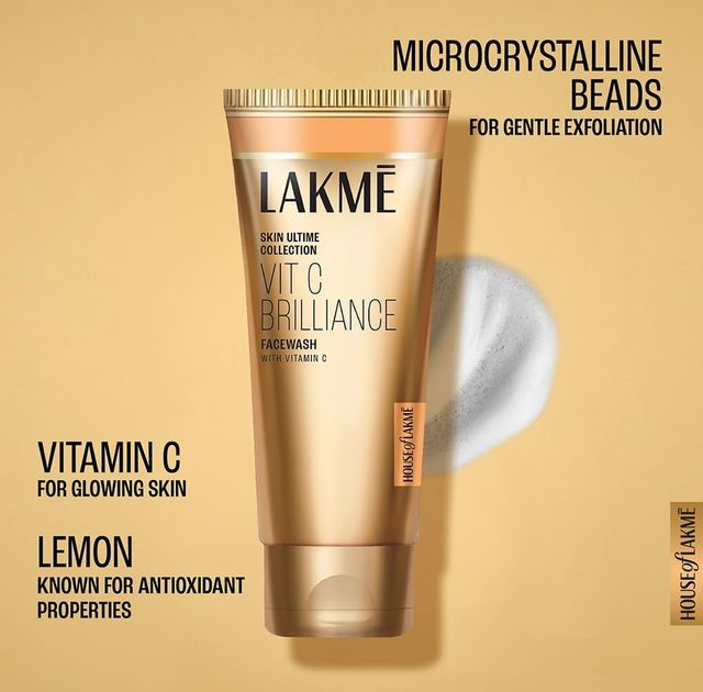 Lakme Vitamin C Brilliance Facewash With Vitamin C Face Wash For Brighter Skin