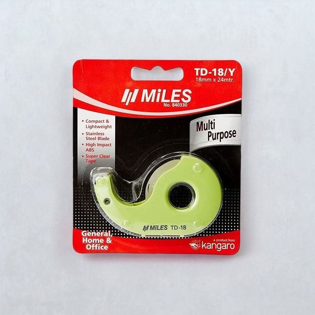 Miles Clear Tape - Stainless Steel Multicolor Tape | 18 mm x 24 m