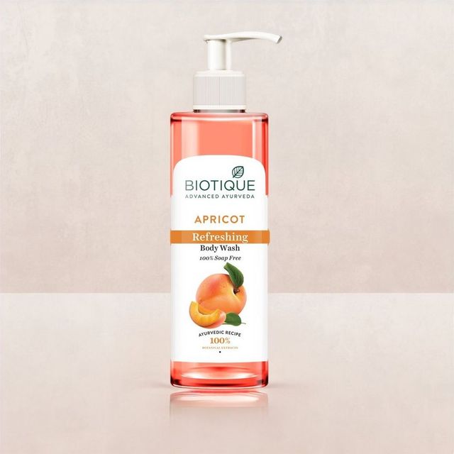 Biotique Apricot Refreshing Body Wash 200 ml Combo