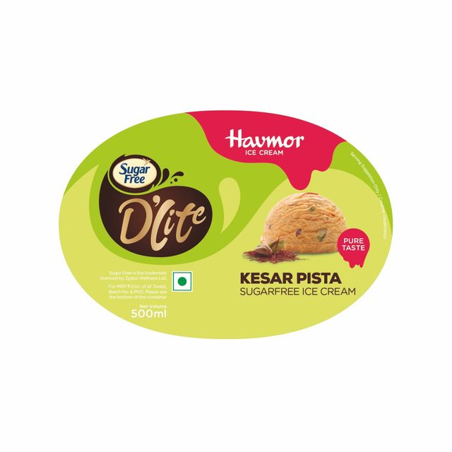Havmor Sugar Free Kesar Pista Tub