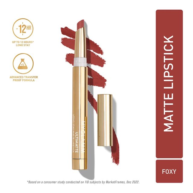 MyGlamm MyGlamm Ultimatte Long Stay Matte Lipstick-Foxy-1.3G