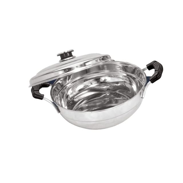 Softel�Stainless Steel Multi Kadai | 6-Pieces | Silver | 4 Litre