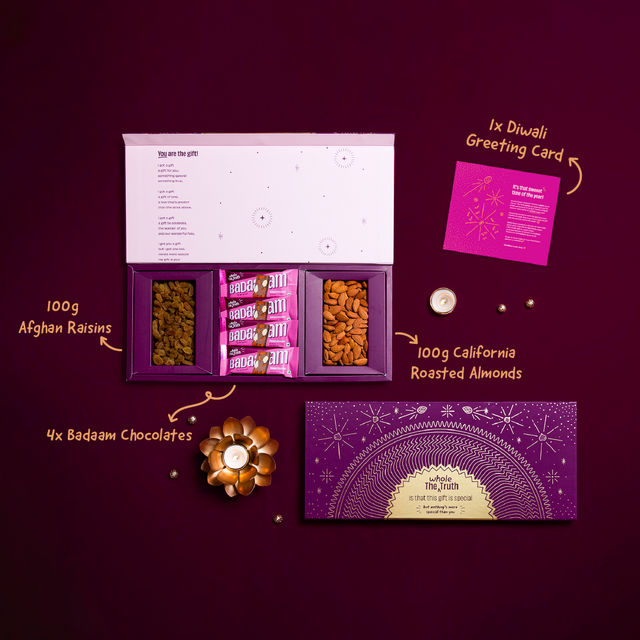 The Whole Truth Baadam Curated Chocolate Gift Box