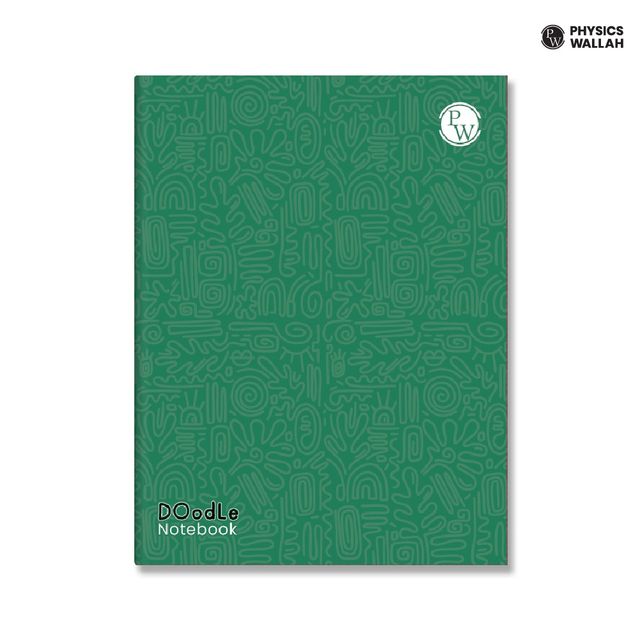 Physics Wallah Doodle Notebook | 120 Pages | 1 cm Square (Maths)