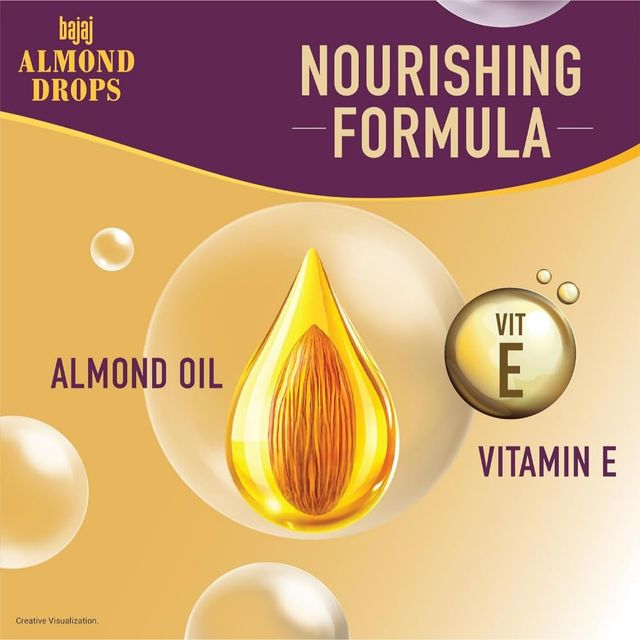 Bajaj Almond Drops Anti Hairfall Shampoo & Conditioner With Almond Oil And Vitamin E