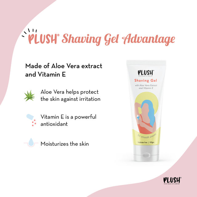 Plush All Natural Shaving Gel For Women