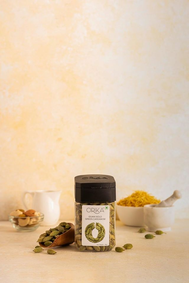 Orika Idukki Bold Green Cardamom | Hari Elaichi