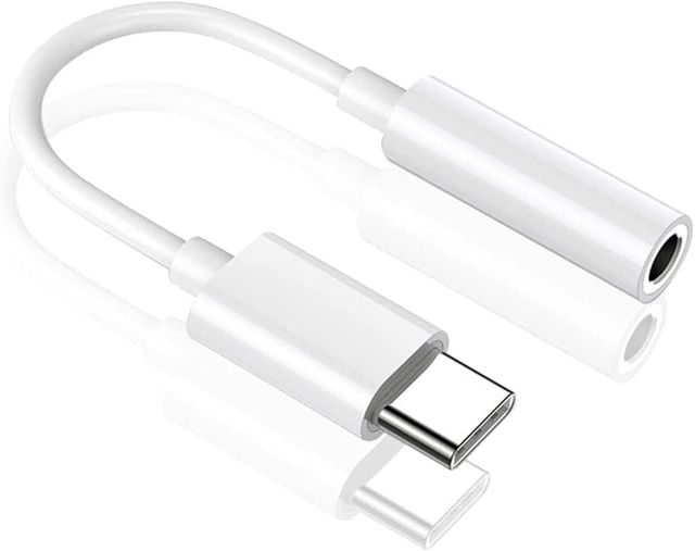 Sounce Type-C to 3.5 mm Headphone Adapter for iPhone|Compatible with iPhone 14-13-12-11-XS-XR-8-7-SE