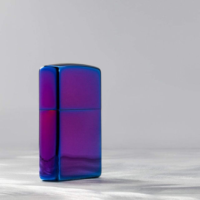 Zippo Windproof Wpl High Polish Indigo Lighter