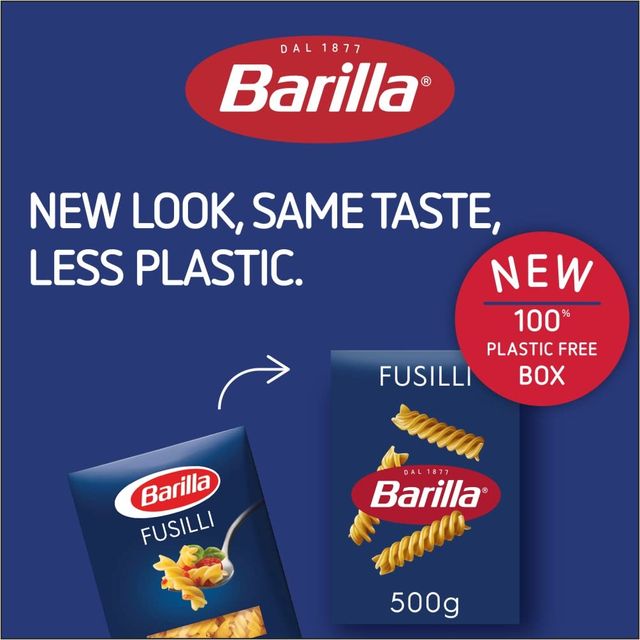 Barilla Pasta Fusilli Durum Wheat