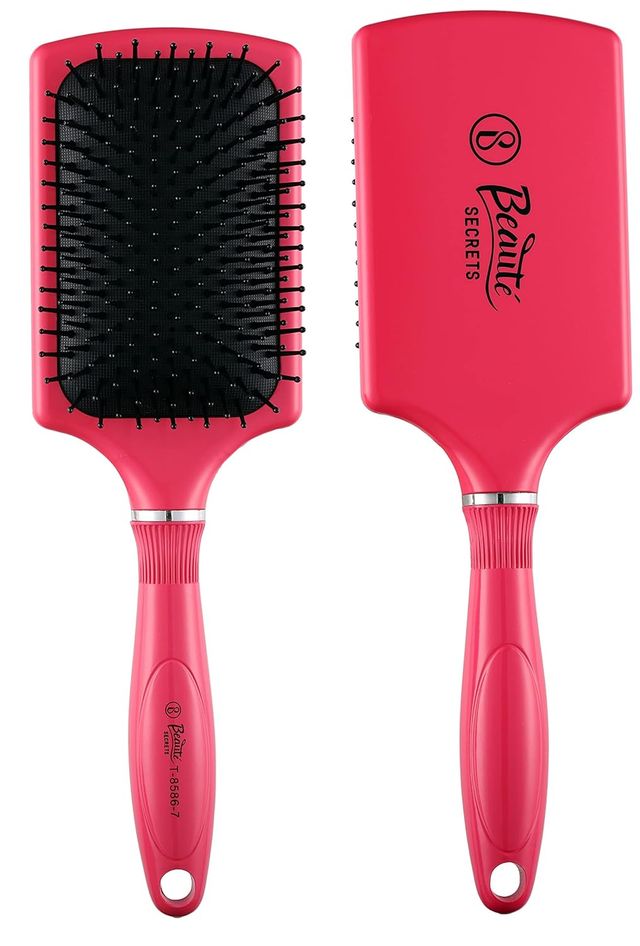 Beaute Secrets Large Paddle Hair Brush Detangles Reduces Frizz Adds Shine for All Hair Types