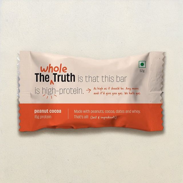 The Whole Truth Peanut Cocoa Protein Bar 52 g Combo
