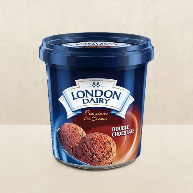 London Dairy Double Chocolate Ice Cream cup