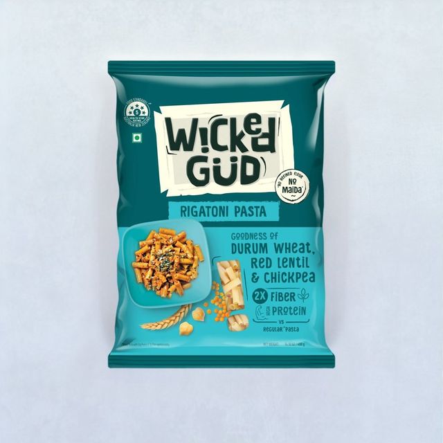 Wickedgud Rigatoni Pasta Made With Durum Wheat