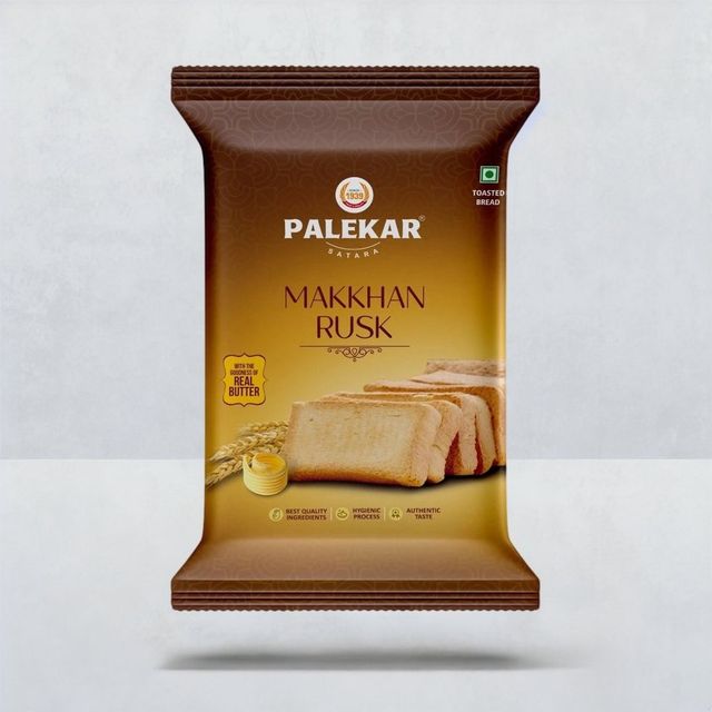 Palekar Makkhan Butter Rusk | Bromate-free and Trans Fat-free