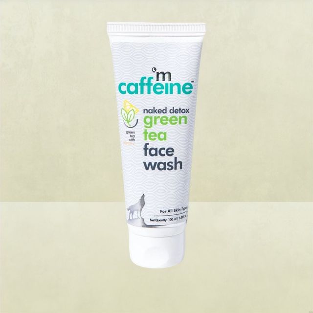 Mcaffeine Naked & Raw Coffee Body Scrub(55gms) & Mcaffeine Naked Detox Green Tea Face Wash(100ml) Combo