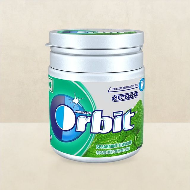 Orbit Sugar Free Spearmint Chewing Gum Tube