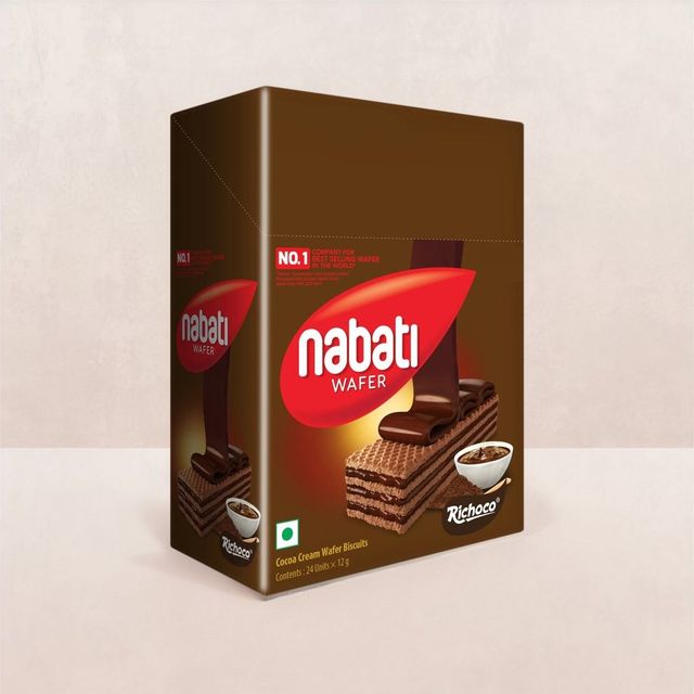 Nabati Cream Wafer Biscuits - Richoco