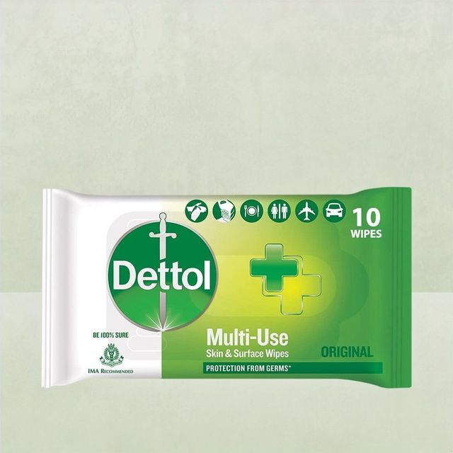 Dettol Multi-Use Skin and Surface Wet Wipe 10 pc Combo