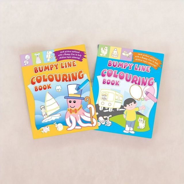 Sterling Bumpy Line Colouring Book (Pack of 2)