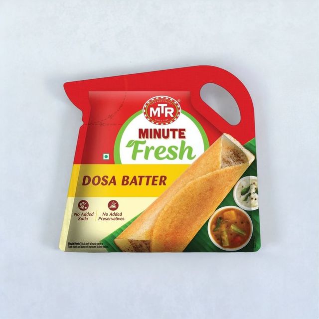 Mtr Minute Fresh Dosa Batter(850gms) & Mtr Minute Fresh Malabar Parota(5pc) Combo