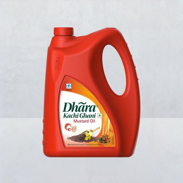 Dhara Kachi Ghani Mustard Oil | Jar