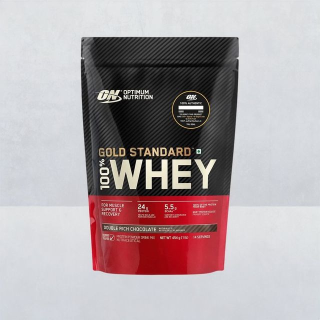 Optimum Nutrition (ON) 100% Whey Gold Standard Powder Double Rich Chocolate1 lb