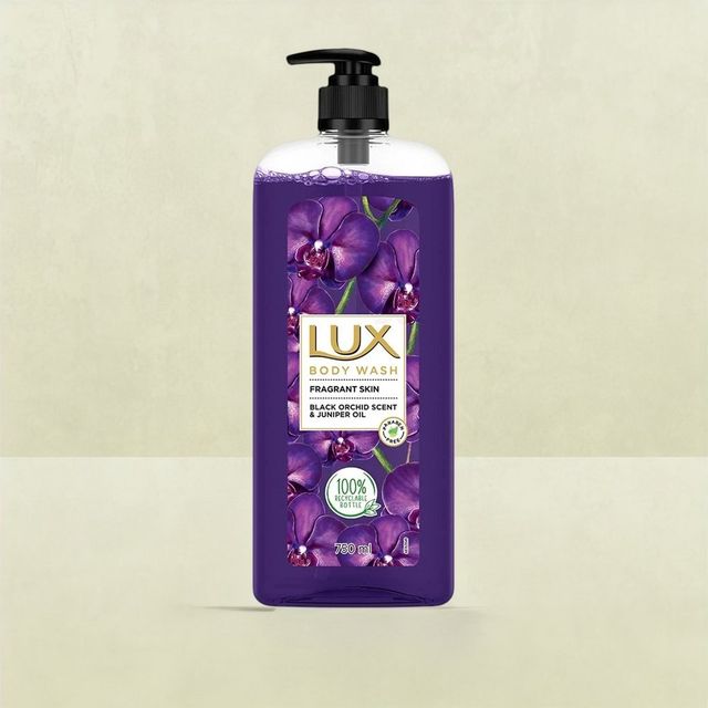 Lux Body Wash Fragrant Skin Black Orchid Scent & Juniper Oil Supersaver With Long Lasting Fragrance