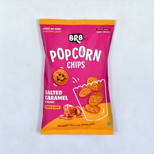 Brb Popcorn Chips - Salted Caramel Flavour