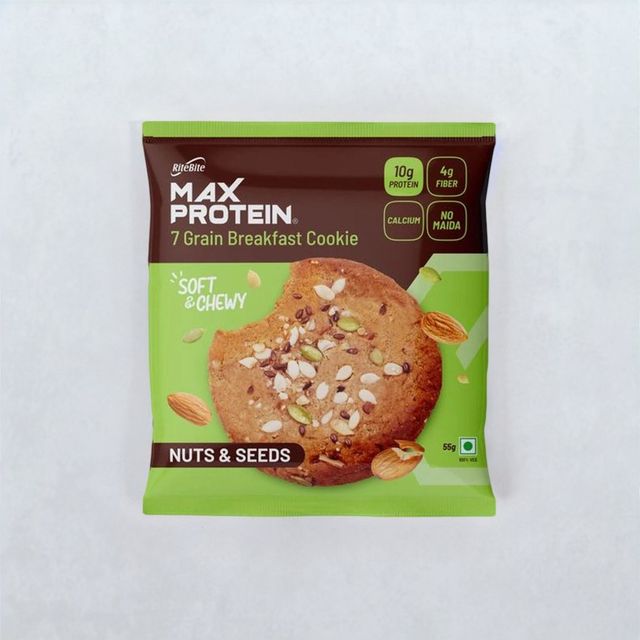 RiteBite Max Protein Cookies Nuts & Seeds Biscuit Cookies 55 g Combo