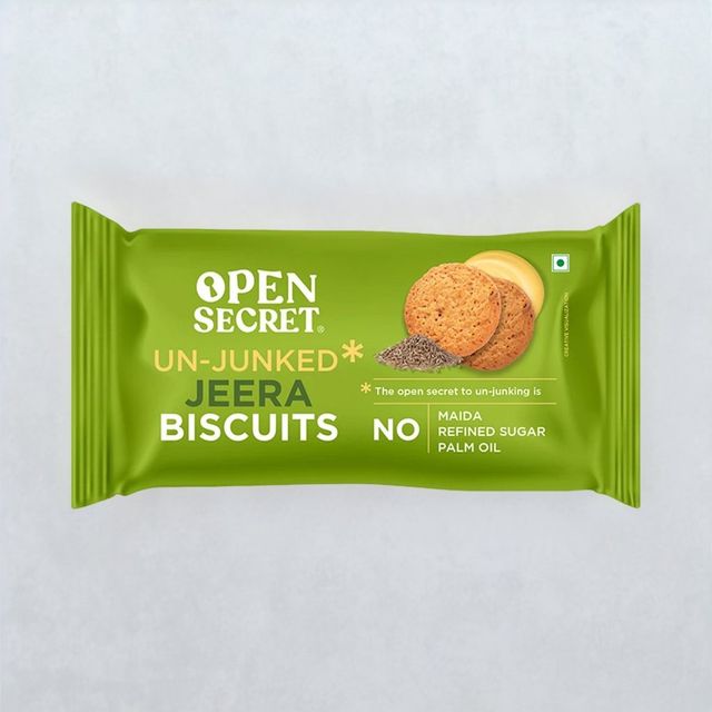Open Secret Zero Maida Jeera Millet Biscuit | Healthy Snacks with Zero Refined Sugar & No Palm Oil