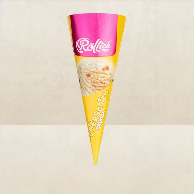 Rollick Butterscotch Crunch Cone