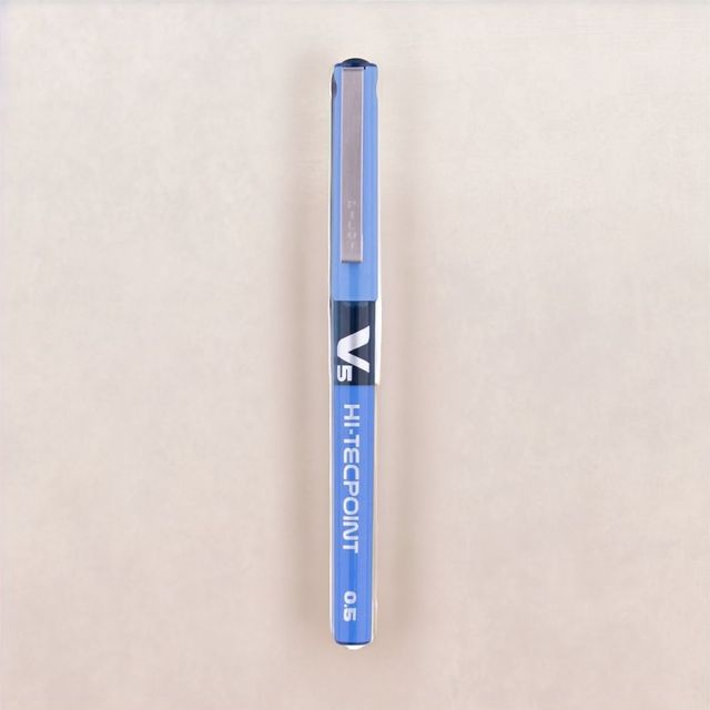 Pilot Hi-Tecpoint V5 Blue Pen (Pack of 3)