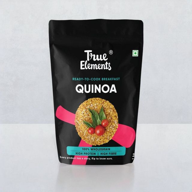 True Elements Rolled Oats(500gms) & True Elements Quinoa(1kg) Combo