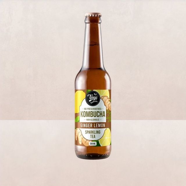 Toyo Kombucha Ginger Lemon Kombucha 330 ml Combo