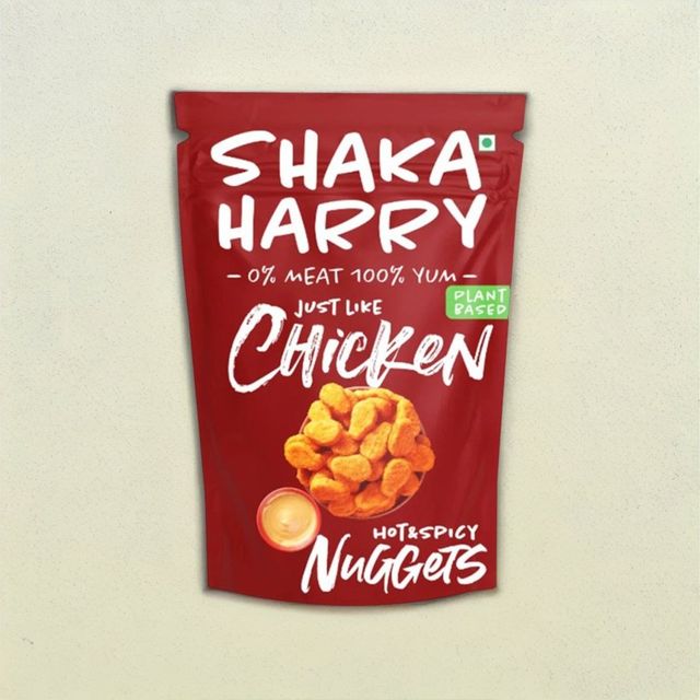 Shakaharry Just Like Chicken Hot & Spicy Nuggets Plant Based & Vegan