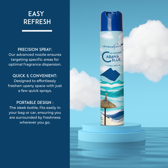 Aromahpure Cabana Blue Room Freshener