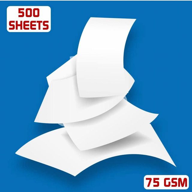 JK A4 Copier Paper White sheet (75 gsm) 500 pc Combo