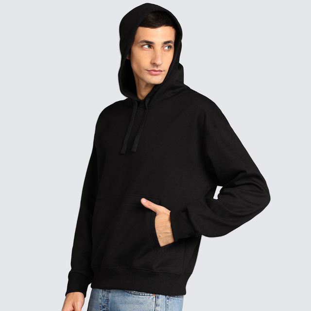 Buy Alan Jones Clothing Men's Cotton Blend Hooded Neck Loose