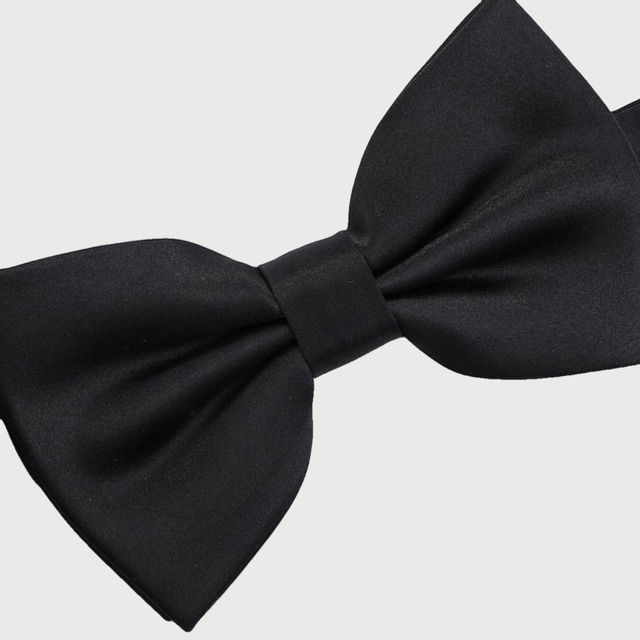 Buy Calvadoss Men's Solid Bow Tie | BOW 2159 | Black Online
