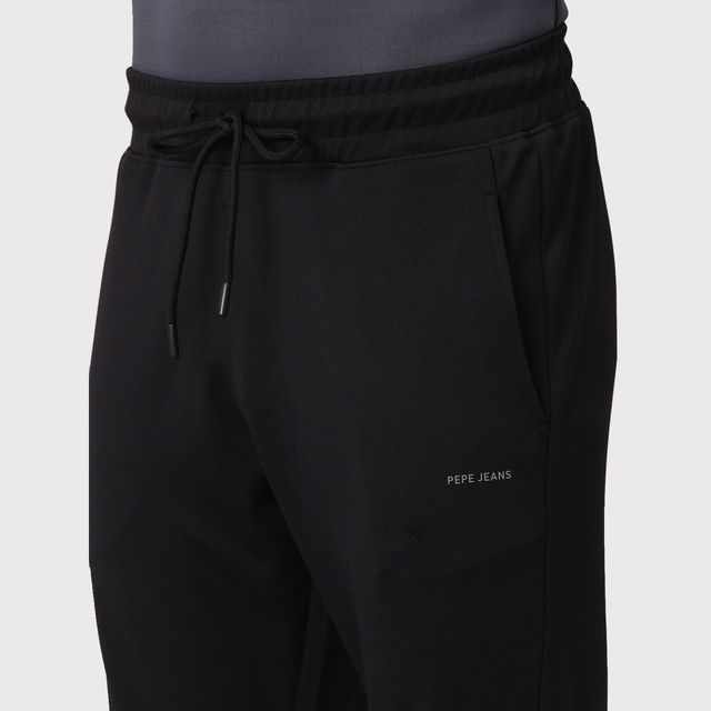 Buy Pepe Jeans Mens Black Track pant | S | Comfort Fit, Soft