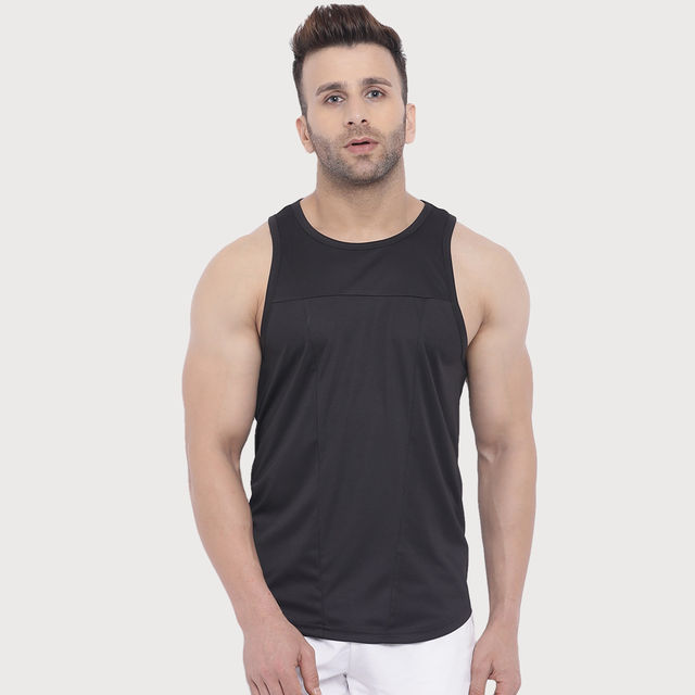 Buy Chkokko Men's Gym Regular Fit Tank Tops Sports Sleeveless Vest