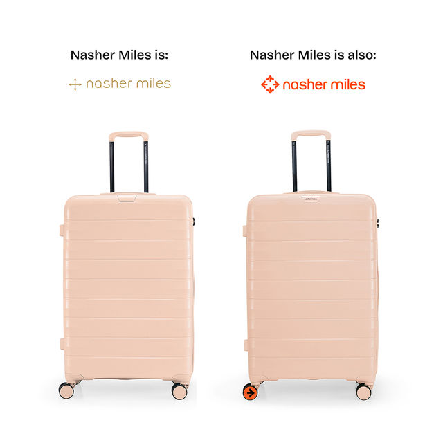 Buy Nasher Miles Vienna Check-In Hard Sided Polypropylene 28 Inch