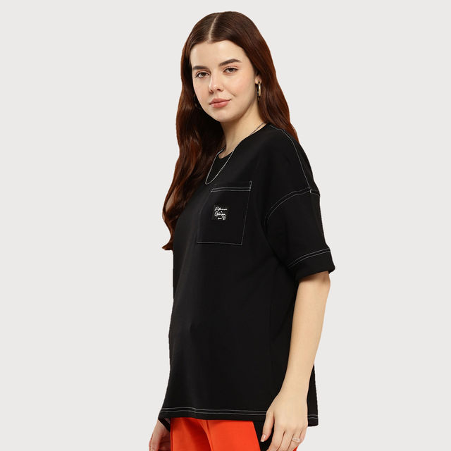 Buy Difference of Opinion Women Drop Shoulder Oversized T-shirt