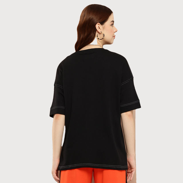 Buy Difference of Opinion Women Drop Shoulder Oversized T-shirt